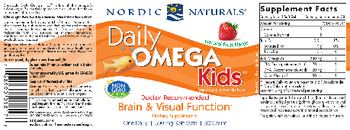 Nordic Naturals Daily Omega Kids Natural Fruit Flavor - supplement