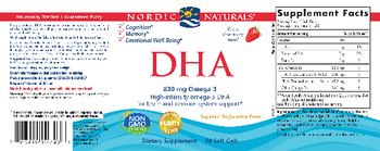 Nordic Naturals DHA Strawberry Flavor - supplement