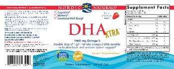 Nordic Naturals DHA XTRA Strawberry Flavor - supplement