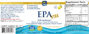 Nordic Naturals EPA Extra Lemon - supplement