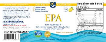 Nordic Naturals EPA Lemon Flavor - supplement