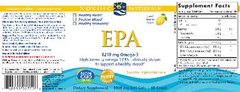 Nordic Naturals EPA Lemon - supplement