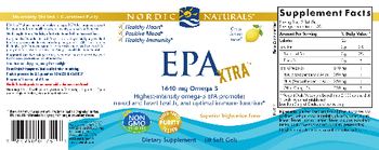 Nordic Naturals EPA Xtra Lemon Flavor - supplement