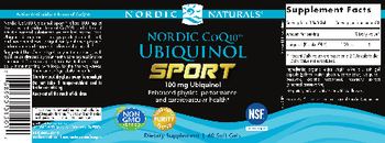 Nordic Naturals Nordic CoQ10 Ubiquinol Sport - supplement