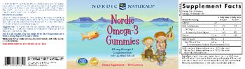Nordic Naturals Nordic Omega-3 Gummies Tangerine - supplement