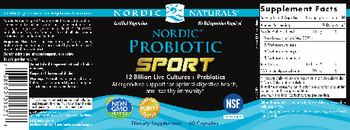 Nordic Naturals Nordic Probiotic Sport - supplement