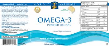 Nordic Naturals Omega-3 - supplement