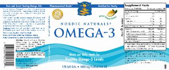 Nordic Naturals Omega-3 Lemon - supplement