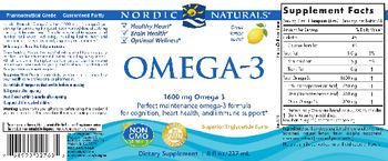 Nordic Naturals Omega-3 Lemon - supplement