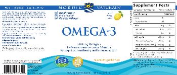 Nordic Naturals Omega-3 Lemon - supplement