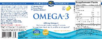 Nordic Naturals Omega-3 Lemon - supplement