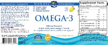 Nordic Naturals Omega-3 Lemon - supplement