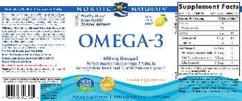 Nordic Naturals Omega-3 Lemon - supplement