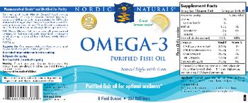 Nordic Naturals Omega-3 Lemon - supplement