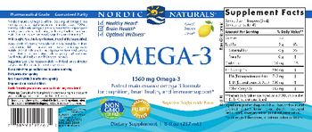 Nordic Naturals Omega-3 Lemon - supplement