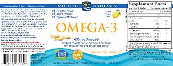 Nordic Naturals Omega-3 - supplement