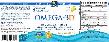 Nordic Naturals Omega-3D Lemon - supplement