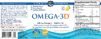 Nordic Naturals Omega-3D Lemon - supplement