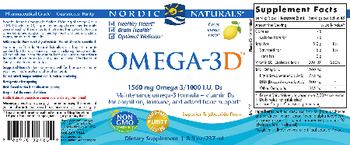 Nordic Naturals Omega-3D Lemon - supplement