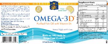 Nordic Naturals Omega-3D Lemon - supplement
