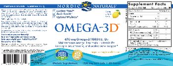 Nordic Naturals Omega-3D Lemon - these statements have not been evaluated by the food and drug administration this product is not int