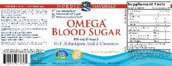 Nordic Naturals Omega Blood Sugar - supplement