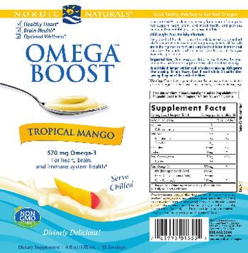 Nordic Naturals Omega Boost Tropical Mango - supplement