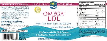 Nordic Naturals Omega LDL - supplement