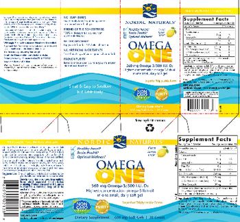 Nordic Naturals Omega One Lemon - supplement