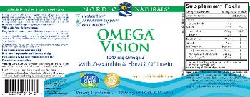 Nordic Naturals Omega Vision - supplement