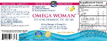 Nordic Naturals Omega Woman Evening Primrose Oil Blend - supplement