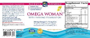 Nordic Naturals Omega Woman with Evening Primrose Oil - supplement