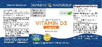 Nordic Naturals Plant-Based Vitamin D3 Liquid - supplement