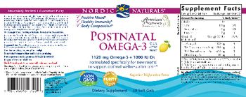 Nordic Naturals Postnatal Omega-3 Lemon - supplement