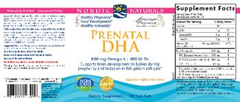 Nordic Naturals Prenatal DHA - supplement
