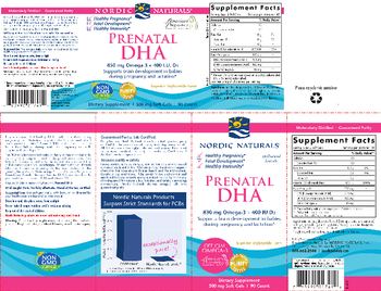 Nordic Naturals Prenatal DHA Unflavored Formula - supplement