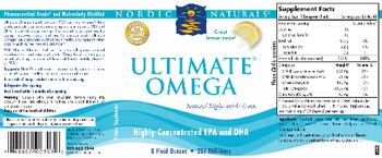 Nordic Naturals Ultimate Omega - supplement