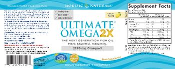 Nordic Naturals Ultimate Omega 2X Lemon - supplement