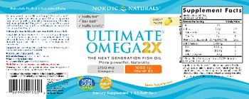 Nordic Naturals Ultimate Omega 2X Lemon - supplement