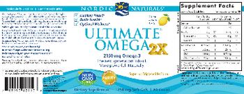 Nordic Naturals Ultimate Omega 2X Lemon - supplement