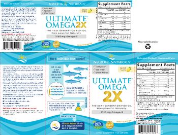 Nordic Naturals Ultimate Omega 2X Lemon - supplement