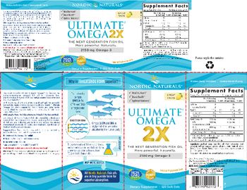 Nordic Naturals Ultimate Omega 2X Lemon - supplement