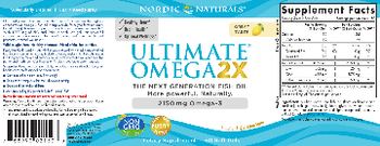 Nordic Naturals Ultimate Omega 2X Lemon - supplement