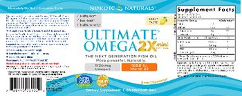 Nordic Naturals Ultimate Omega 2X Mini Lemon - supplement