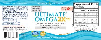 Nordic Naturals Ultimate Omega 2X Mini Soft Gels Strawberry - supplement