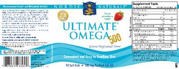 Nordic Naturals Ultimate Omega 500 Strawberry - supplement