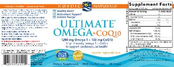 Nordic Naturals Ultimate Omega + CoQ10 - supplement