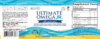 Nordic Naturals Ultimate Omega Jr. Strawberry - supplement