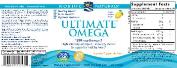 Nordic Naturals Ultimate Omega Lemon - supplement