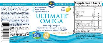 Nordic Naturals Ultimate Omega Lemon - supplement